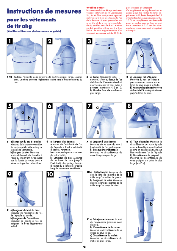comment prendre ses mensurations homme
